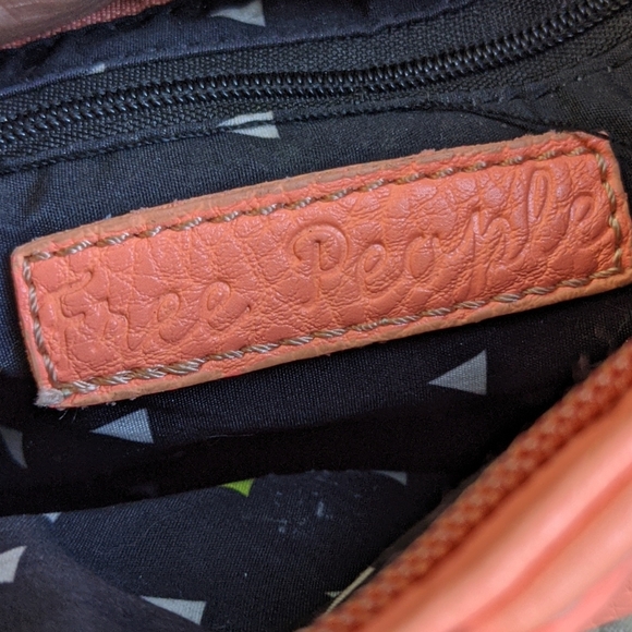 Free People Vegan Leather Boho Crossbody Purse Bag - Picture 11 of 12